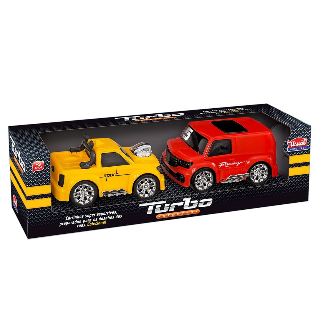 Turbo Streets Duplo X - Usual Brinquedos