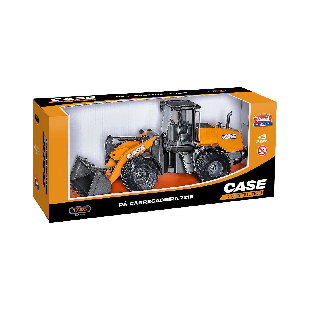 Pá Carregadeira Case Construction - Usual Brinquedos