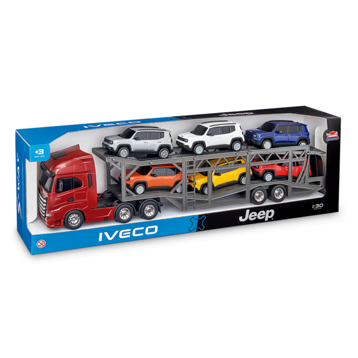 Iveco S-Way Cegonha Jeep Renegade C/6 - Usual Brinquedos