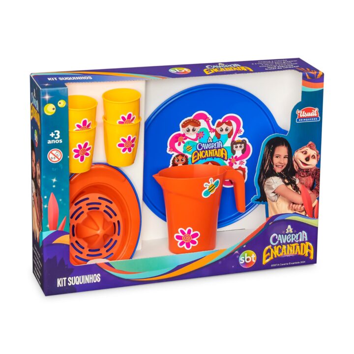 USUAL BRINQUEDOS - SBT - KIT SUQUINHO A CAVERNA ENCANTADA - REF 706