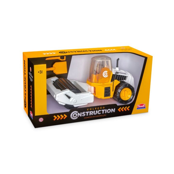 USUAL BRINQUEDOS - CONSTRUCTION ROLO COMPACTOR - REF 775