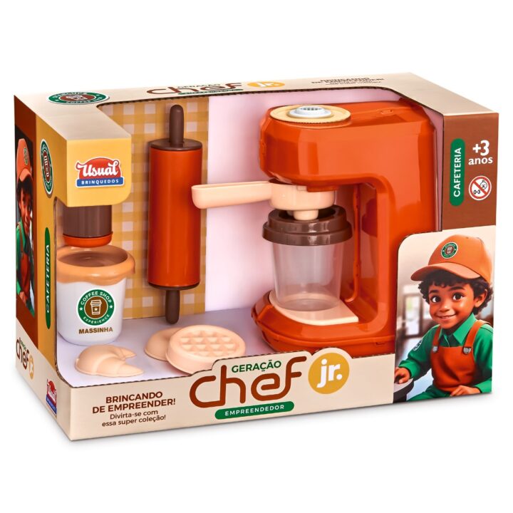USUAL BRINQUEDOS - GERACAO CHEF JR.CAFETERIA KIT - REF 840