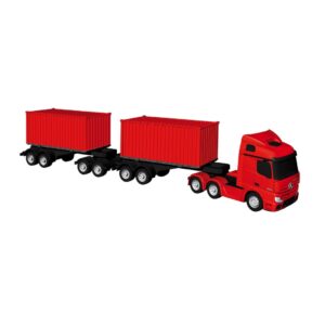 USUAL BRINQUEDOS - MERCEDES BENZ ACTROS RODOTREM CONTAINER - REF 835