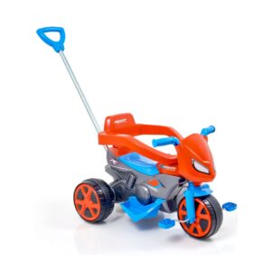 USUAL BRINQUEDOS - USUAL MOTO RIDER BABY ANDADOR - AZUL E VERMELHO - REF 896