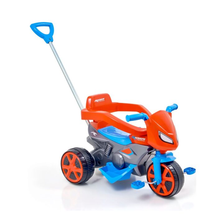 USUAL BRINQUEDOS - USUAL MOTO RIDER BABY ANDADOR - AZUL E VERMELHO - REF 896