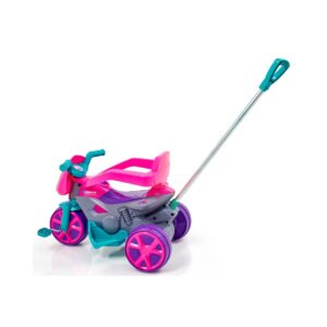USUAL BRINQUEDOS - USUAL MOTO RIDER BABY ANDADOR - ROSA - REF 898