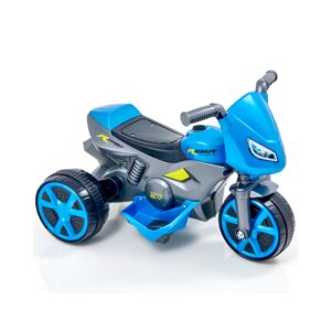 USUAL BRINQUEDOS - USUAL MOTO RIDER ELETRICA - AZUL METALICO - REF 905