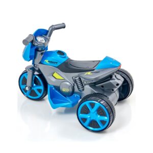 USUAL BRINQUEDOS - USUAL MOTO RIDER ELETRICA - AZUL METALICO - REF 905