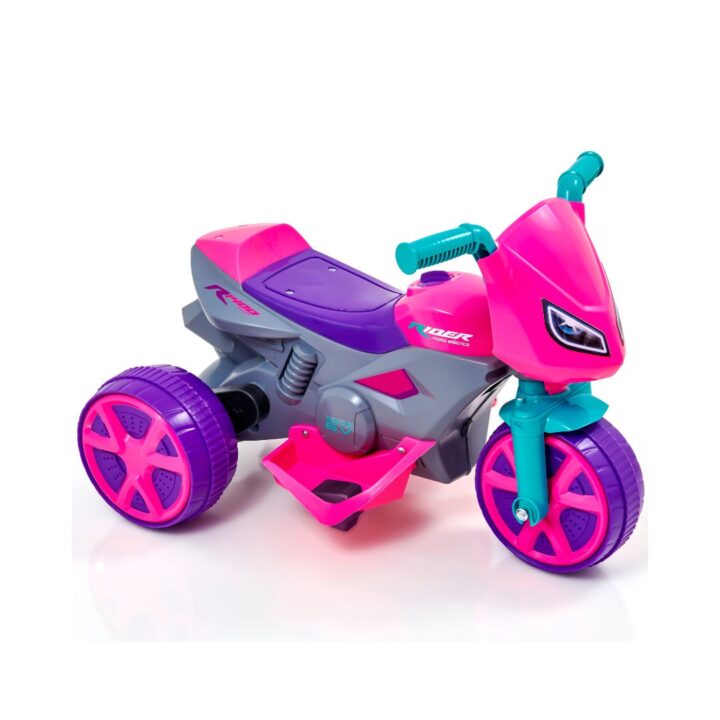 USUAL BRINQUEDOS - USUAL MOTO RIDER ELETRICA - ROSA - REF 907