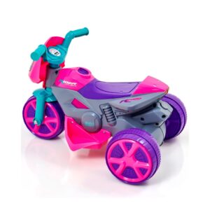 USUAL BRINQUEDOS - USUAL MOTO RIDER ELETRICA - ROSA - REF 907