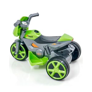 USUAL BRINQUEDOS - USUAL MOTO RIDER ELETRICA - VERDE METALICO - REF 906