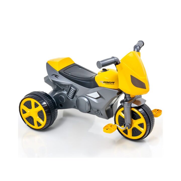 USUAL BRINQUEDOS - USUAL MOTO RIDER - PEDAL - AMARELO - REF 901