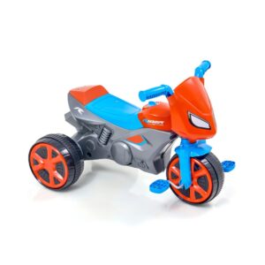 USUAL BRINQUEDOS - USUAL MOTO RIDER - PEDAL - AZUL E VERMELHO - REF 900