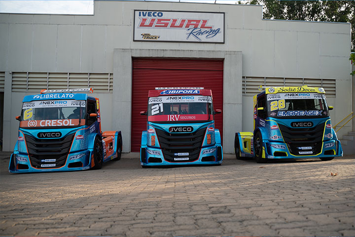 iveco usual racing apresenta seus caminhoes para a temporada 2025 da copa truck
