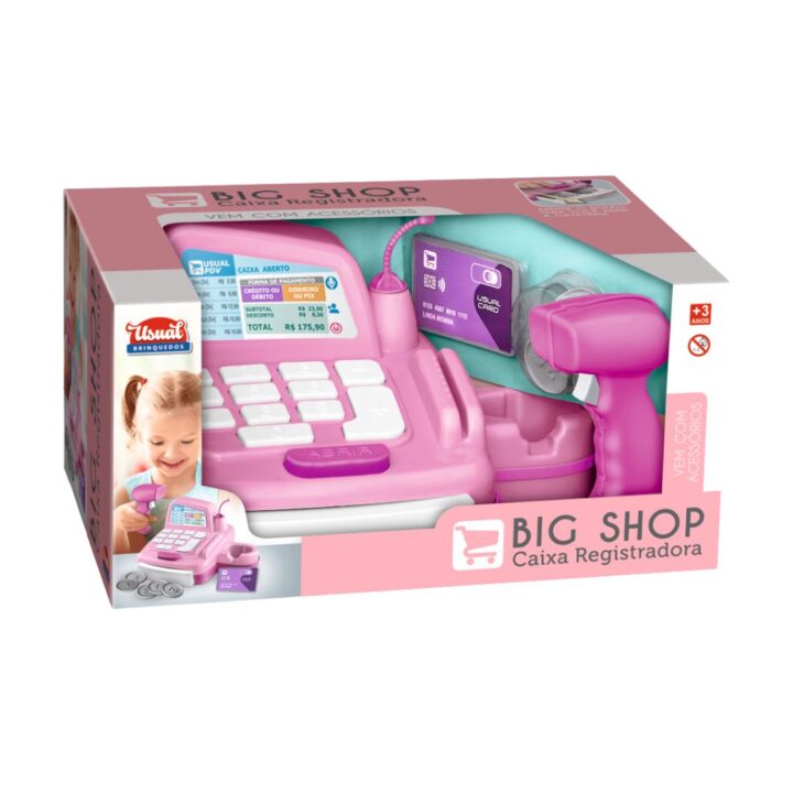USUAL BRINQUEDOS - BIG SHOP CAIXA REGISTRADORA - REF 748