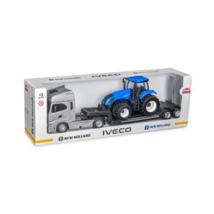 USUAL BRINQUEDOS - IVECO S-WAY PLATAFORMA NEW HOLLAND AGRICULTURE - REF 693