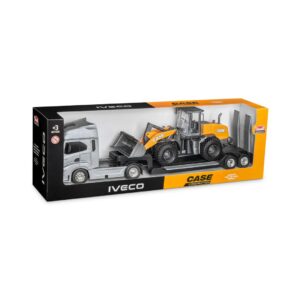 USUAL BRINQUEDOS - IVECO S-WAY PLATAFORMA PA CARREGADEIRA CASE - REF 690