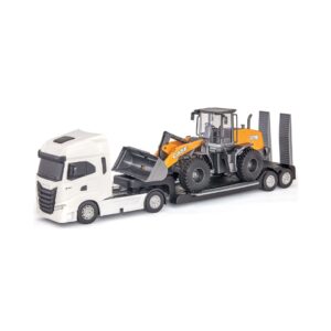 USUAL BRINQUEDOS - IVECO S-WAY PLATAFORMA PA CARREGADEIRA CASE - REF 690