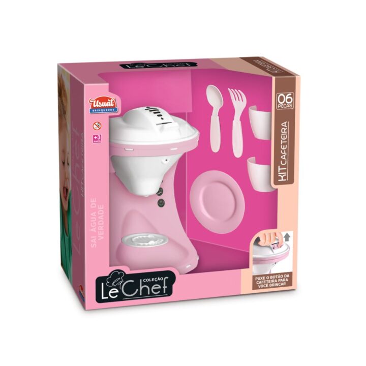 USUAL BRINQUEDOS - KIT CAFETEIRA NEW LE CHEF - REF 743