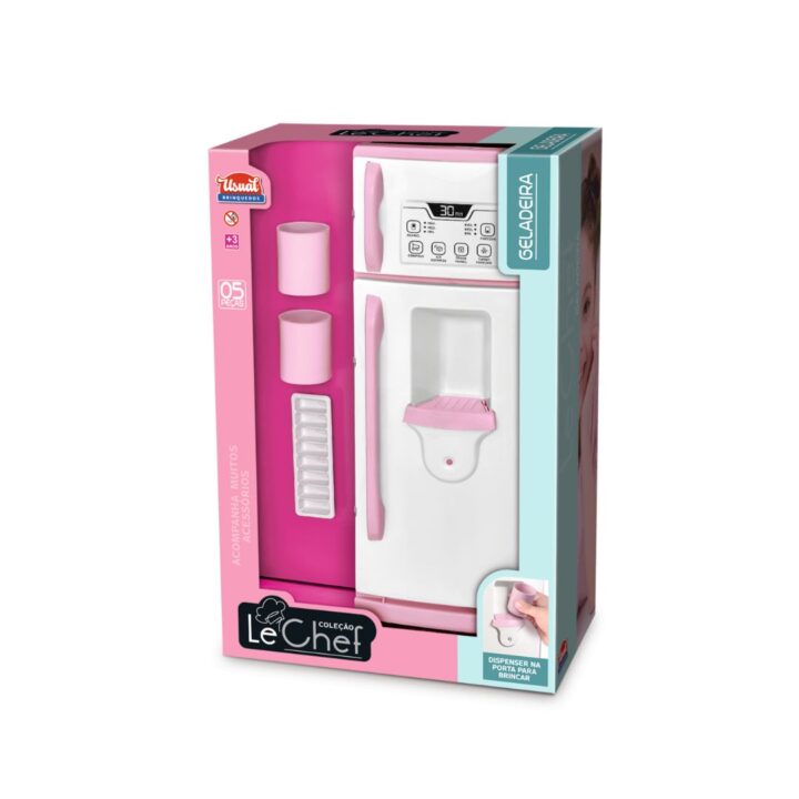 USUAL BRINQUEDOS - KIT GELADEIRA NEW LE CHEF - REF 737