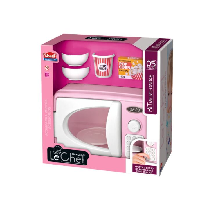 USUAL BRINQUEDOS - KIT MICRO-ONDAS NEW LE CHEF - 742