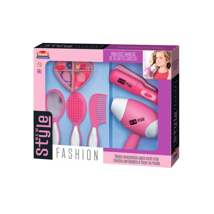 USUAL BRINQUEDOS - NEW STYLE FASHION KIT SALAO - REF 728
