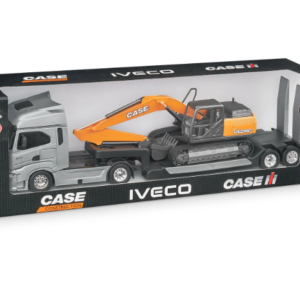 Iveco S-Way Plataforma + Escavadeira Case